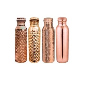High Quality Stainless Pure Copper Water <b>Bottle</b> Plain and Printed <b>Drinking</b> <b>Bottle</b> Ayurvedic Health Benefits Copper Water <b>Bottle</b> - Product Image 5