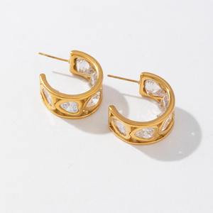 Boucles d'oreilles en diamant de fabrication indienne pour les cadeaux ou les fiançailles et les célébrations spéciales disponibles au prix d'usine - Product Image 3