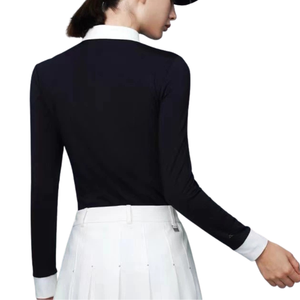 Camisas de golf para mujer, Polo de algodón, ropa deportiva transpirable Dry Fit con logotipo personalizado para ropa de golf, servicio OEM ODM - Product Image 2