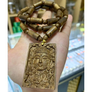 สร้อยข้อมืองานหัตถกรรมสร้อยข้อมือทำจากไม้หอมสำหรับผู้ชายสินค้าแฮนด์เมดสร้อยข้อมือทำจากไม้หอมงานหัตถกรรมในเวียดนาม - Product Image 3