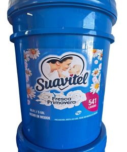 Adoucissant textile Suavitel Fresh Spring 5 gallons, détergent à lessive, 541 brassées - Product Image 2