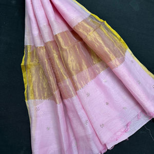 Pure Mulchanderi Silk Dyeble Dupatta para niños Estilo tradicional ligero suave 2,5 m de longitud para ropa de fiesta-Indian Pakistani - Product Image 2