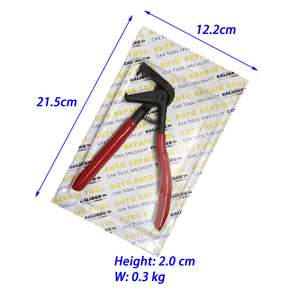 Alicates para quitar pesas de ruedas de acero Cr-Mo TAIWAN CALIBRE con cinta adhesiva, 150 mm de longitud, apertura de 10-25 mm, 1 año de garantía - Product Image 6