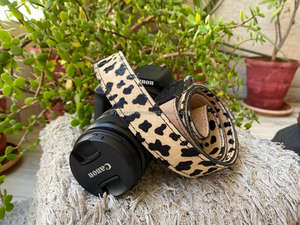 Correa de cámara de estilo occidental para cuello ajustable, cinturón de hombro de piel con estampado de animales Vintage Unisex - Product Image 3