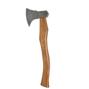 Damascus Steel <b>Axe</b> Head with Natural Layered Patterns for Artisan Makers DIY Woodcraft Camping Tools and Collector Pieces - Product Image 3