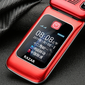 RAZARM99 Teléfono con Teclado Numérico de Bajo Precio, Pantalla LCD de 2.4 Pulgadas, Tipo Flip, para Personas Mayores, Doble SIM, Botón SOS, Multi-idioma Español/Alemán/Francés |   Fac - Product Image 3