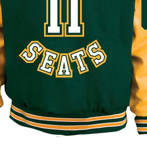 Gran oferta, chaqueta de béisbol Letterman, nueva moda, toalla de cuero de alta calidad, bordado, diseñador, chaqueta universitaria de invierno personalizada - Product Image 6