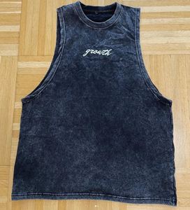 Custom Logo New Arrival Sporty Comfortable Cotton Sleeveless Gym Hood with Pocket Breathable Knitted Weaving <b>Men's</b> <b>tank</b> <b>Top</b> - Product Image 2
