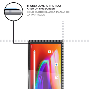 ตัวป้องกันหน้าจอ ANTISHOCK สำหรับแท็บเล็ตโลจิคอม ลา แท็บ 105 เพิ่มประสิทธิภาพการอ่านและความทนทาน - Product Image 4