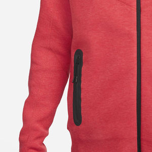Nouvel arrivage de sweats à capuche à manches raglan en polaire avec fermeture éclair et épaules tombantes avec poche zippée de haute qualité - Product Image 2