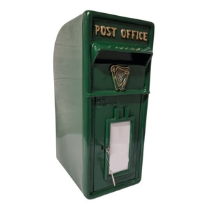 Buzón de Correo de Hierro Verde de Alta Calidad, con Cerradura, para Montar en la Pared, con Arpa, para Exteriores, para el Hogar y Bodas, al Precio Más Bajo - Product Image 1