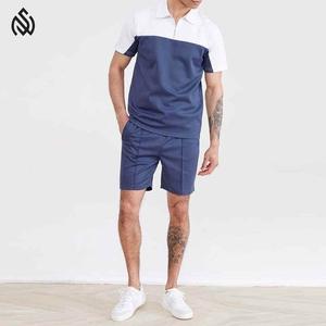 Conjunto de polo corto ajustado de la mejor calidad, conjuntos de verano para hombre, camisas de manga con media parte inferior corta activa para ropa de verano - Product Image 2