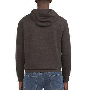 Wholesale Custom Men's Full Zip <b>Thick</b> <b>Fleece</b> Hooded Jacket 100% Cotton Eco-Friendly Breathable Winter Warm Outerwear - Product Image 5