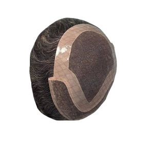 วิกผมแท้ Taz Hair BD แบบลอนธรรมชาติ 100% ผมแท้ Remy ของจีน พร้อมฐานลูกไม้ด้านหน้าและฐาน Mono - Product Image 2