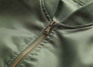 Custom Winter Jacket for Men Women Bomber Windbreak Letterman Design with Stand Collar <b>Leather</b> Denim Options Manufactured Name - Product Image 5