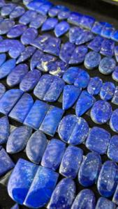 Alta calidad, tamaño personalizado, lapislázuli suelto, cabujón azul, gemas, materiales naturales semipreciosos para hacer joyas, venta al por mayor - Product Image 3