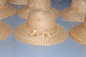 Sombreros de Jacinto de Agua Vietnamita de Vietnam |   Sombrero Artesanal de Mujer de Vietnam - Product Image 5