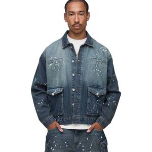 เสื้อแจ็คเก็ตยีนส์สีพื้นคุณภาพสูง แขนยาว สไตล์ลำลองสำหรับผู้หญิง ไซส์ใหญ่ เสื้อคลุมสำหรับใส่กลางแจ้ง - Product Image 1