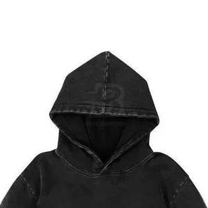 Sweat-shirts d'hiver personnalisés de haute qualité avec logo vieilli, séchage rapide, respirants, en coton/polyester, col à capuche, faible MOQ, pour hommes - Product Image 6