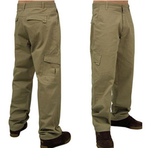 OEM 2025 Pantalon de jogging personnalisé de haute qualité pour hommes avec fermeture à braguette et bouton Style décontracté Poches en toile Logo personnalisé - Product Image 3