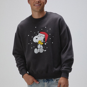 เสื้อสเวตเชิ้ตสั่งทำขายส่ง |   เสื้อสตรีทแวร์คอกลมทรงโอเวอร์ไซส์ |   ผู้จัดจำหน่ายเสื้อพูลโอเวอร์ผ้าฟลีซหนานุ่มแบบยูนิเซ็กซ์ - Product Image 1