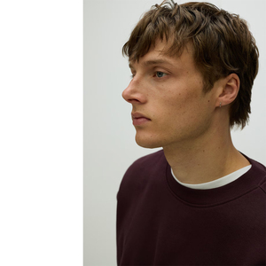 Sweat-shirt classique pour homme, col rond, couleur unie, en molleton français, vintage, délavé, épais, logo personnalisé, sweat-shirts streetwear, surdimensionné - Product Image 5