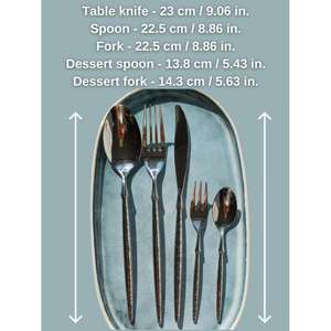 ชุดเครื่องเงินสแตนเลสขัดเงาเครื่องเงินชุดเครื่องใช้บนโต๊ะอาหารสำหรับภัตตาคารโรงแรมร้านอาหารสไตล์อเมริกัน - Product Image 4