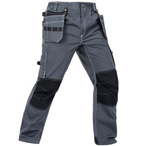 Pantalones de trabajo profesionales de lujo para exteriores para hombre, pantalones Cargo tácticos de ingeniero, ropa de trabajo plana con múltiples bolsillos para herramientas - Product Image 4