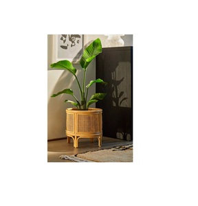 Cesta de ropa grande de ratán tejida a mano, cesta de hierba marina, macetas, maceta de algas marinas con asa, interior tejido a mano - Product Image 4