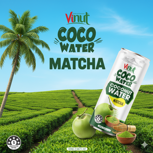 Nouvelle arrivée 320ml d'eau de noix de coco avec boîte de Matcha (boîte)-Fabricant de boissons personnalisables OEM ODM Échantillon gratuit disponible - Product Image 2