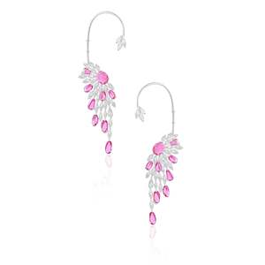 Pendientes de aro Aftermath Ruby - Product Image 2