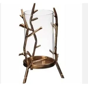 Candelabro de Cristal con Acabado Antiguo para Bodas, Decoración del Hogar, Hecho a Mano, Personalizable, Duradero, Adorno Decorativo para Mesa, India - Product Image 5