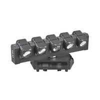 YT05 5 yeux 5x40W RGBW 2in1 LED faisceau mobile barre de lavage lumière Dj équipement d'éclairage de scène pour Disco Club événements de fête de mariage