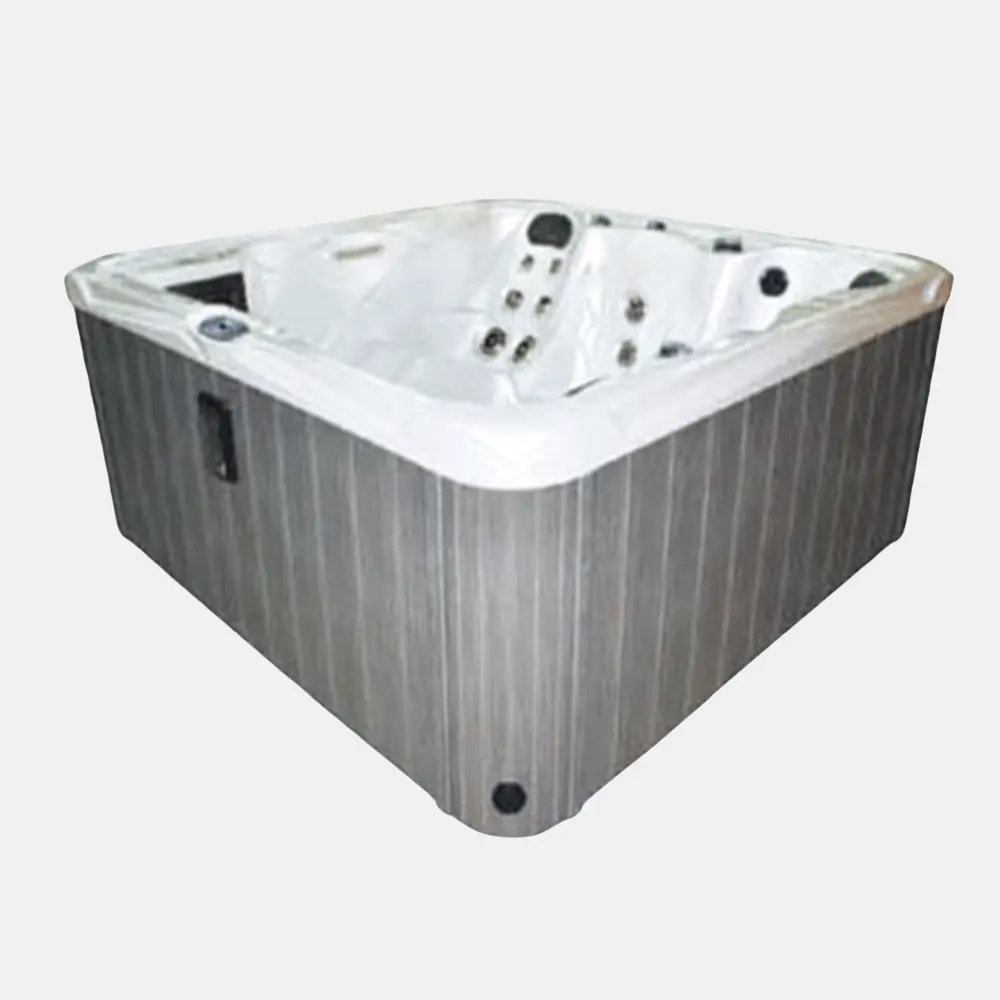 Ngoài trời giá rẻ Spa màu trắng dành cho người lớn Whirlpool acrylicwaterfall lướt sóng máy bay phản lực bồn tắm nhiệt độ không đổi massage bồn tắm