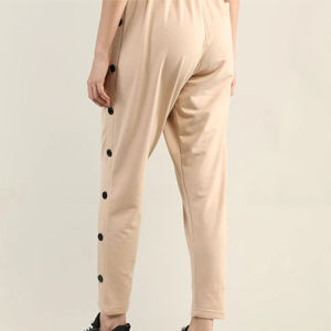 Pantalons de jogging pour femmes de haute qualité, poches, devant plat, élégants, fonctionnels, pantalons de survêtement décontractés pour tous les jours, couleur unie - Product Image 6