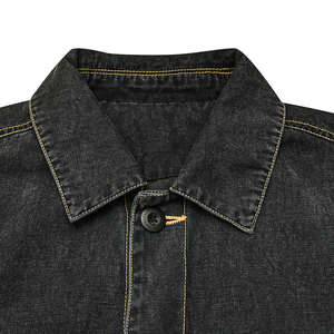 Chaquetas Vaqueras de Invierno para Hombre, Estilo Vintage, 100% Algodón, Venta al por Mayor, Diseño Personalizado con Logotipo, Estampado de Patchwork y Botones - Product Image 2