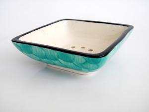 Đĩa Đựng Xà Phòng Bằng Gốm Bộ Bồn Tắm Màu Sáng Hình Vuông Nhỏ Kích Thước Tùy Chỉnh Nhỏ Bộ Bồn Tắm Có Lỗ Thoát Nước - Product Image 3