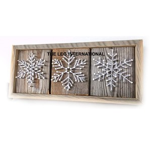Nouveauté : Ornement de Noël suspendu en forme d'alphabet en métal aluminium avec finition argentée - Product Image 5