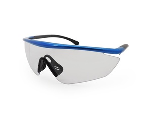 Blue Frame Pickleball <b>glasses</b> Shield Style UV400 Protection Unisex Outdoor Use - Product Image 1