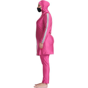 Ensemble de burkini 2 pièces imprimé, grande taille, respirant et à séchage rapide, pour femmes musulmanes, collection de maillots de bain islamiques tendance, best-seller - Product Image 4