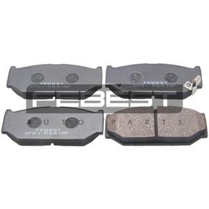 Set di pastiglie freno anteriori FEBEST (0701-RS415F) - Product Image 1