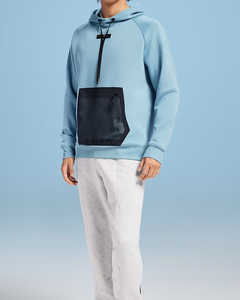 เสื้อฮู้ดแขนยาวผ้าโพลีเอสเตอร์ผสมโพลีเอสเตอร์มีซิปมีฮู้ดสำหรับผู้ชายปรับแต่งได้เหมาะกับเมืองสำหรับฤดูหนาว - Product Image 1