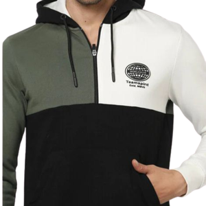 Sweat-shirts et pulls à capuche unisexes pour hommes Color Block Essentials, 100% coton, séchage rapide, mode durable - Product Image 3