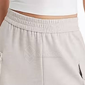 กางเกงขาสั้นคาร์โก้สำหรับผู้หญิงกางเกงขาสั้นทรงคาร์โก้ไซส์ใหญ่พิเศษดีไซน์ตามสั่งสีพื้นระบายอากาศได้ดี - Product Image 5