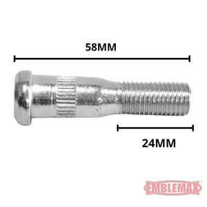 Perno de Rueda Delantera para TOYOTA HILUX 4X4/4WD (5 PIEZAS) EMBLEMAX Acero Nuevo-1249 0 - Product Image 2