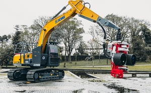 Excavatrice forestière XE180F 18,1T 93kW, pelle hydraulique sur chenilles pour le défrichement, la manutention des arbres et la préparation des chantiers - Product Image 4