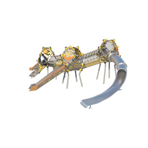 Équipement de terrain de jeu pour enfants en plein air de meilleure qualité fabriqué en Turquie capacité certifiée ISO en métal et en bois 10-25 enfants - Product Image 1