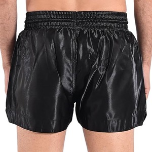 Shorts de boxe personnalisés de haute qualité pour hommes et femmes pour l'entraînement aux arts martiaux, sport de boxe, 100% polyester, imprimé par transfert thermique - Product Image 5