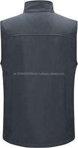 Men's Lightweight Winter Sleeveless <b>Jacket</b> Casual Outerwear Zip-Up Feature for Hiking Travel Golf Running Street Style Front - Product Image 4