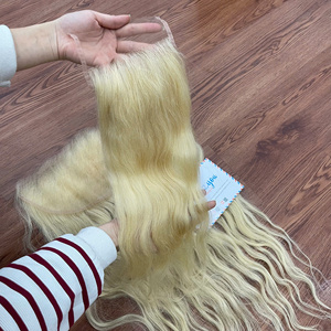 ¡Oferta exclusiva 2025! 100% cabello humano virgen vietnamita natural, trama ondulada natural, cutícula alineada, paquetes rubios - Product Image 5